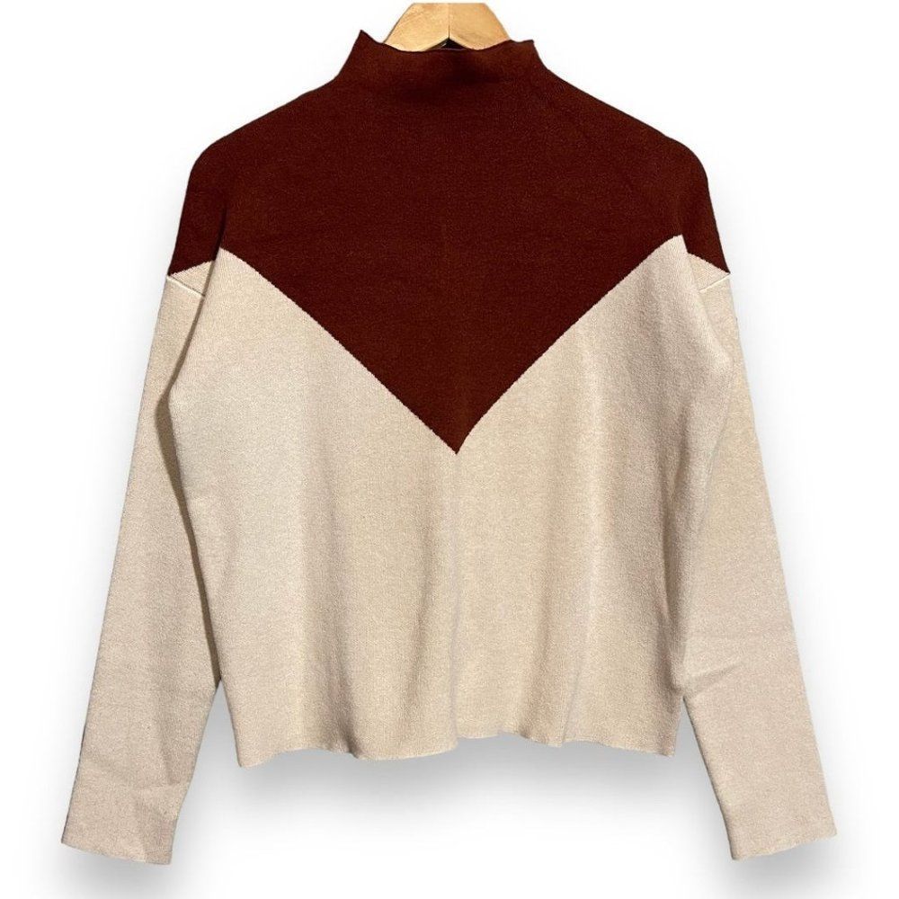 Cynthia Rowley Southwest Colorblock Sweater